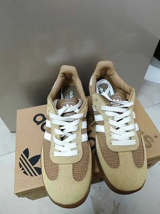 Buty damskie Trampk adidas Samba Beżowy Rozmiar.45
