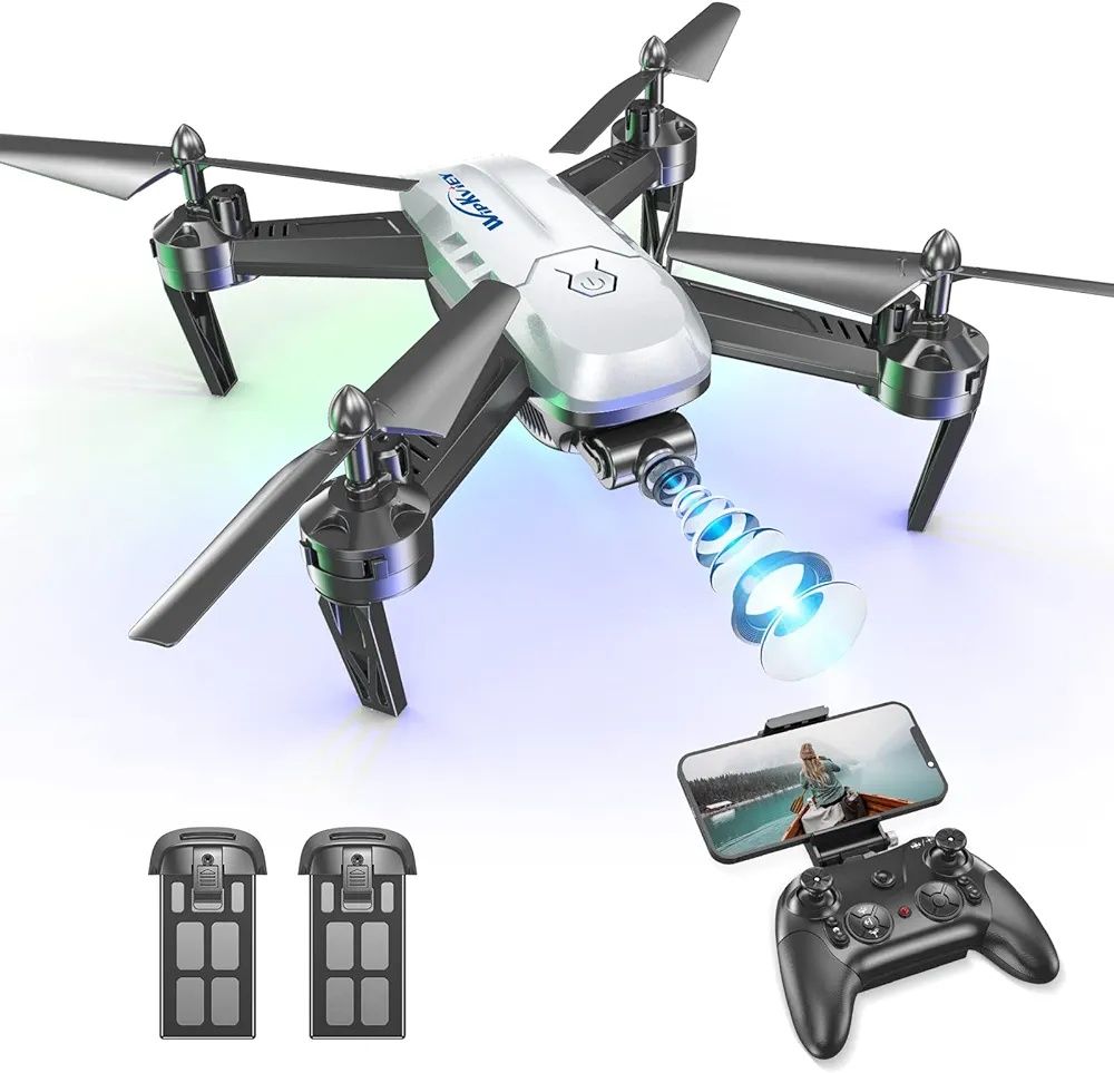 Wipkviey Dron T6 z kamerą 1080p HD, WiFi FPV dron dla początkujących