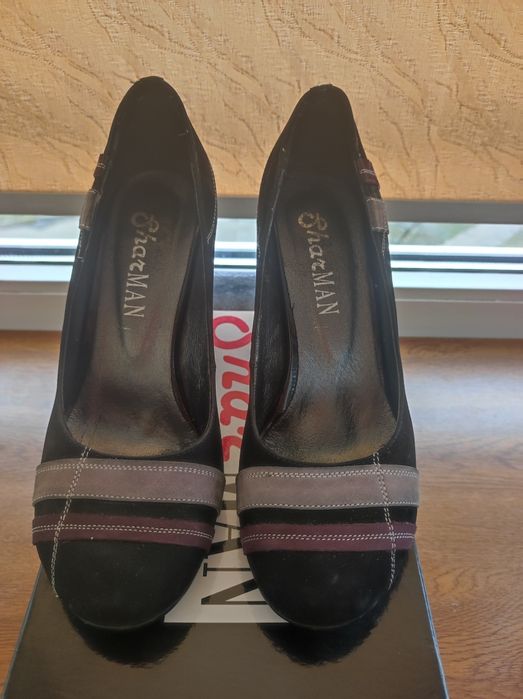 Туфли женские замшевые