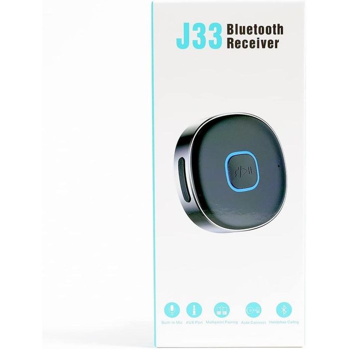 Міні-адаптер Bluetooth для автомобіля, бездротовий автомобільний прийм