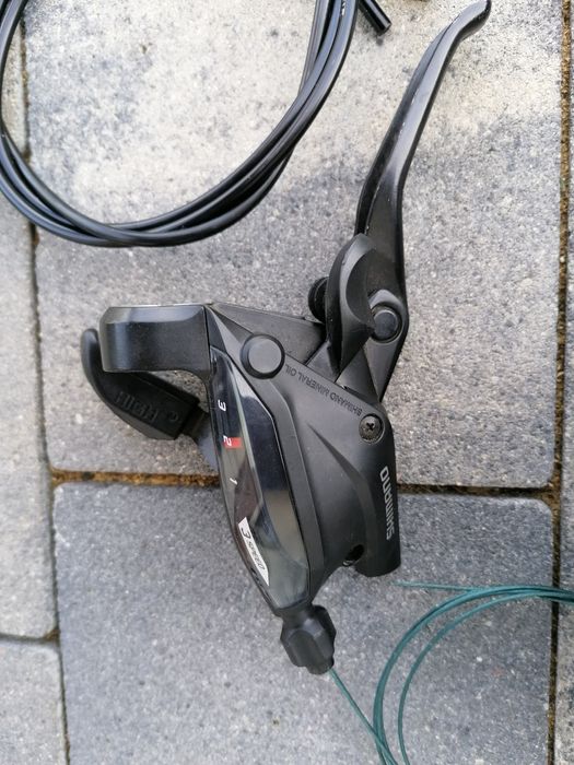 Napęd Shimano, manetki, przerzutka, korba, support