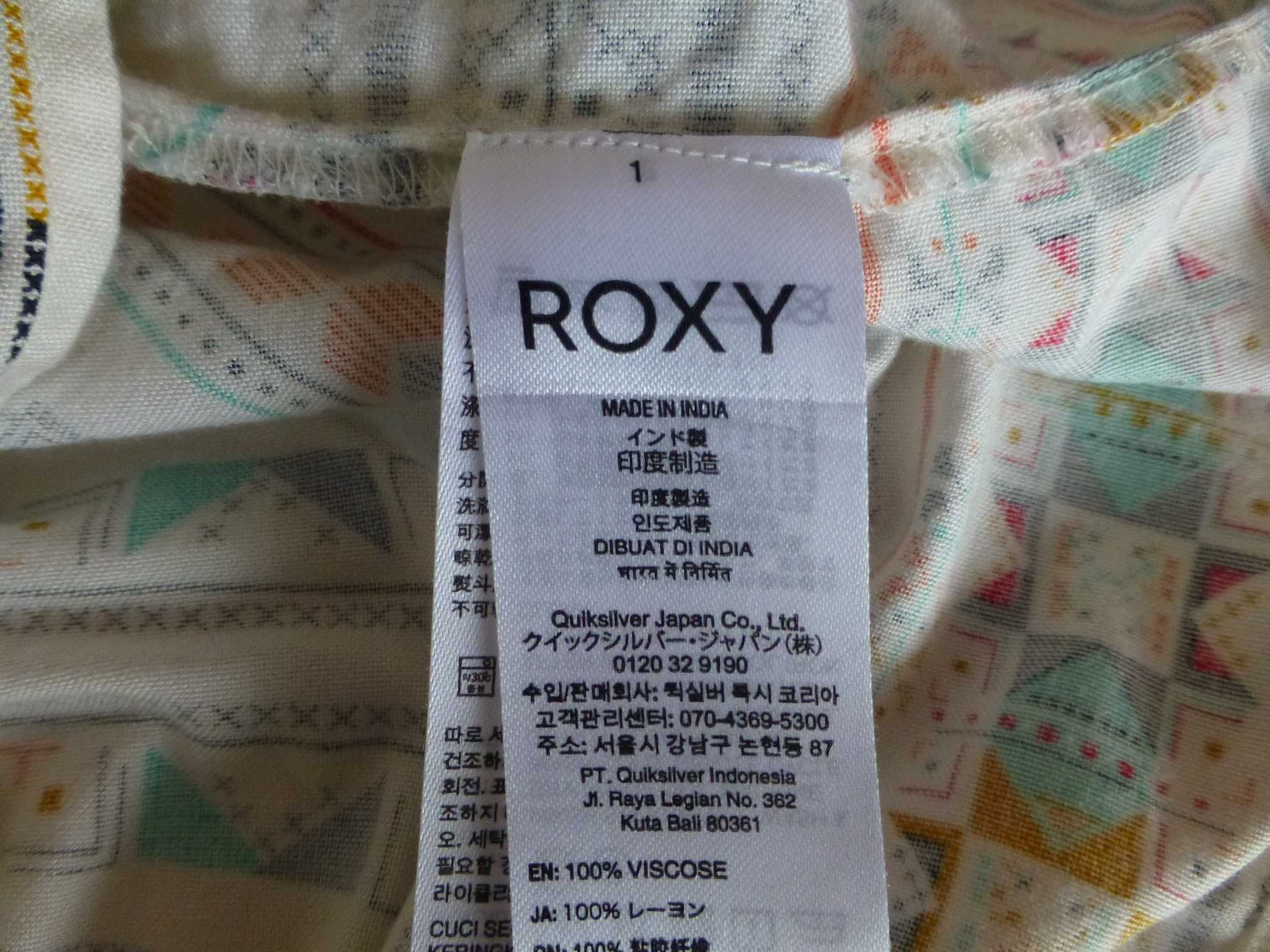 Roxy damska bluzka w etniczne wzory S M