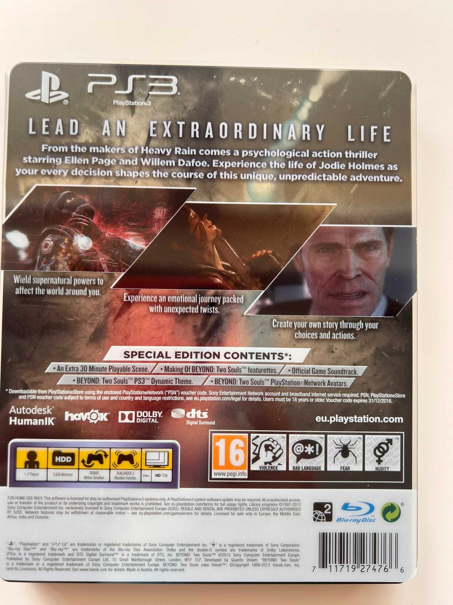 Beyond Two Souls Special Edition PS3 - Steelbook