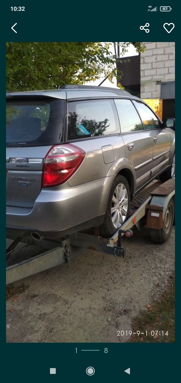 Subaru outback legacy 2004-2008 Б13  полуось разборка запчасти