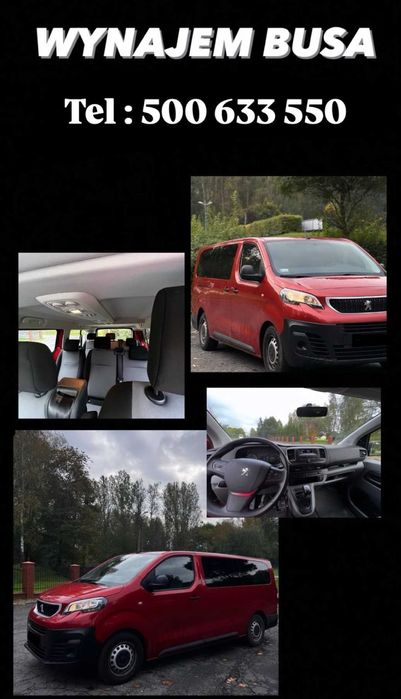 Wynajem Wypożyczenie  Busa Samochodu 9 Osobowego Wyjazdy na NARTY