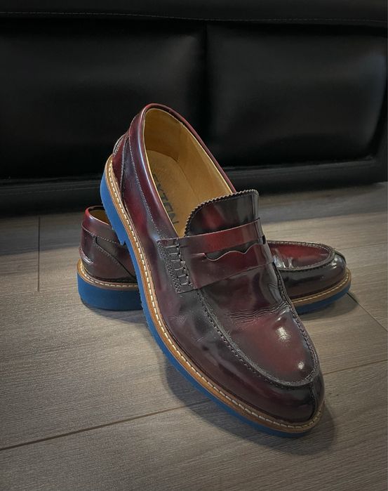 Чоловічі шкіряні туфлі EXTON / лофери