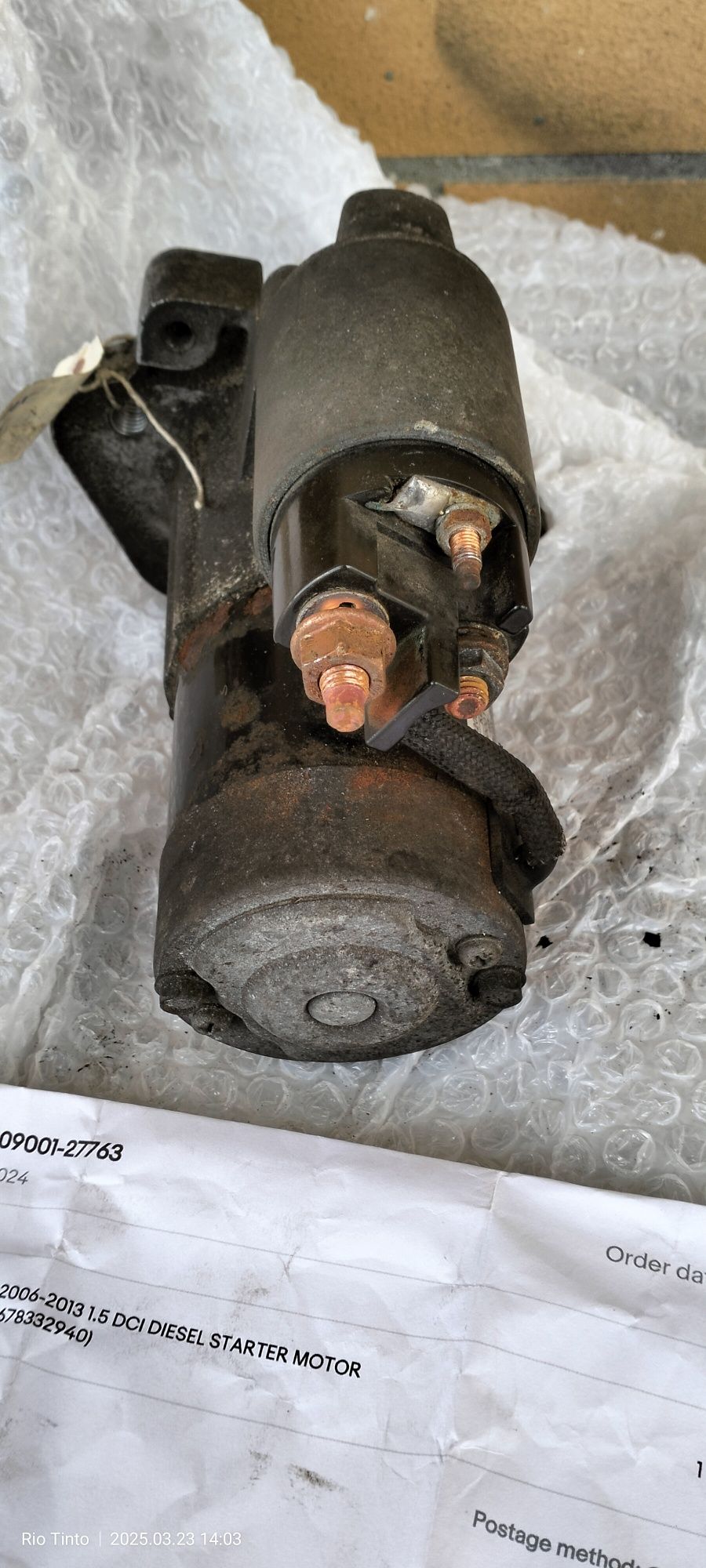 Motor de arranque nissan /renault 1.5 dcia