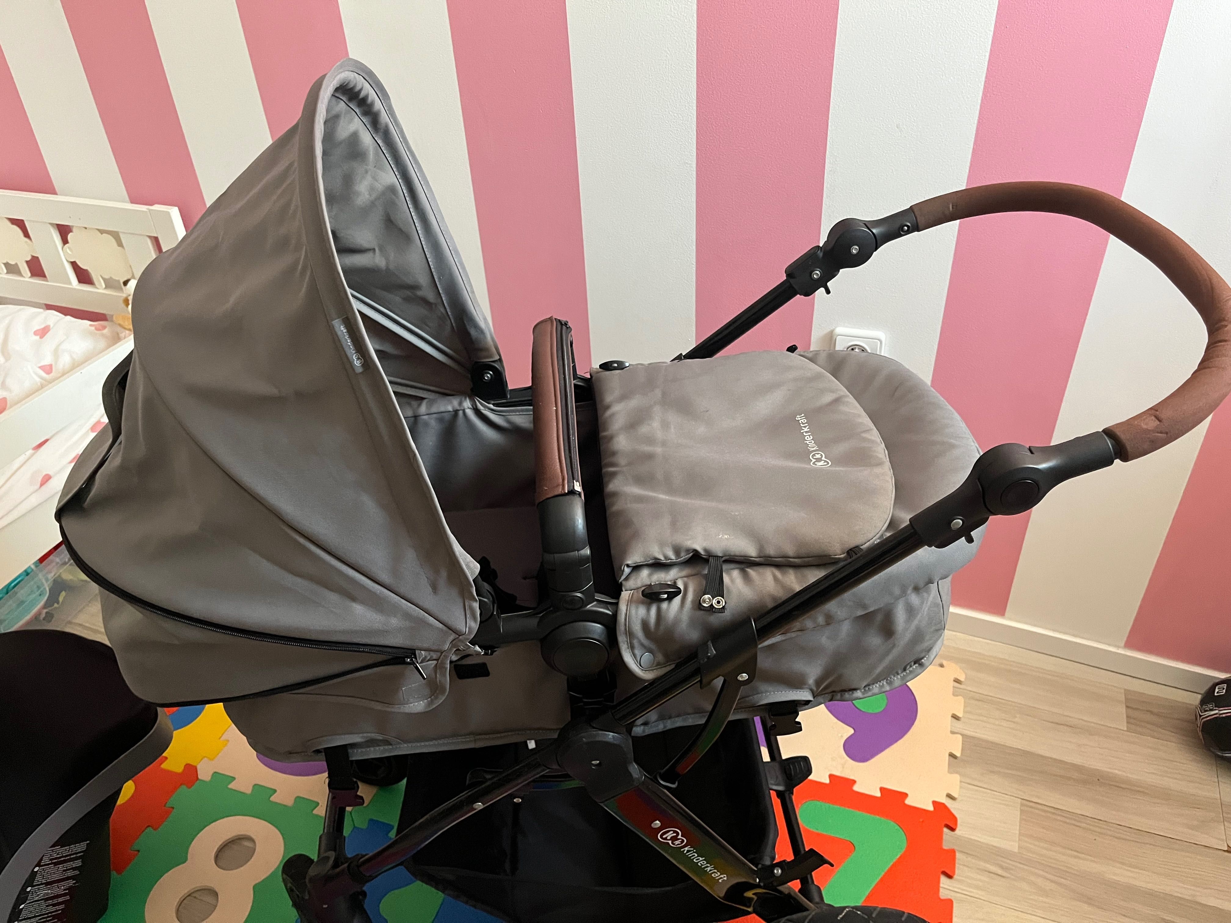 Carrinho bebé kinderkraft 3 em 1