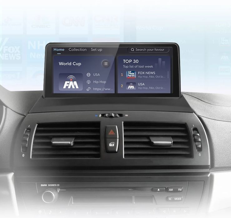 Ekran Radio do BMW X3 E83 10.25" Android Auto CarPlay Navi PL