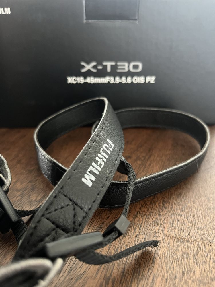 Fujifilm X-T30 czarny + 2 obiektywy 15-45mm i 23mm