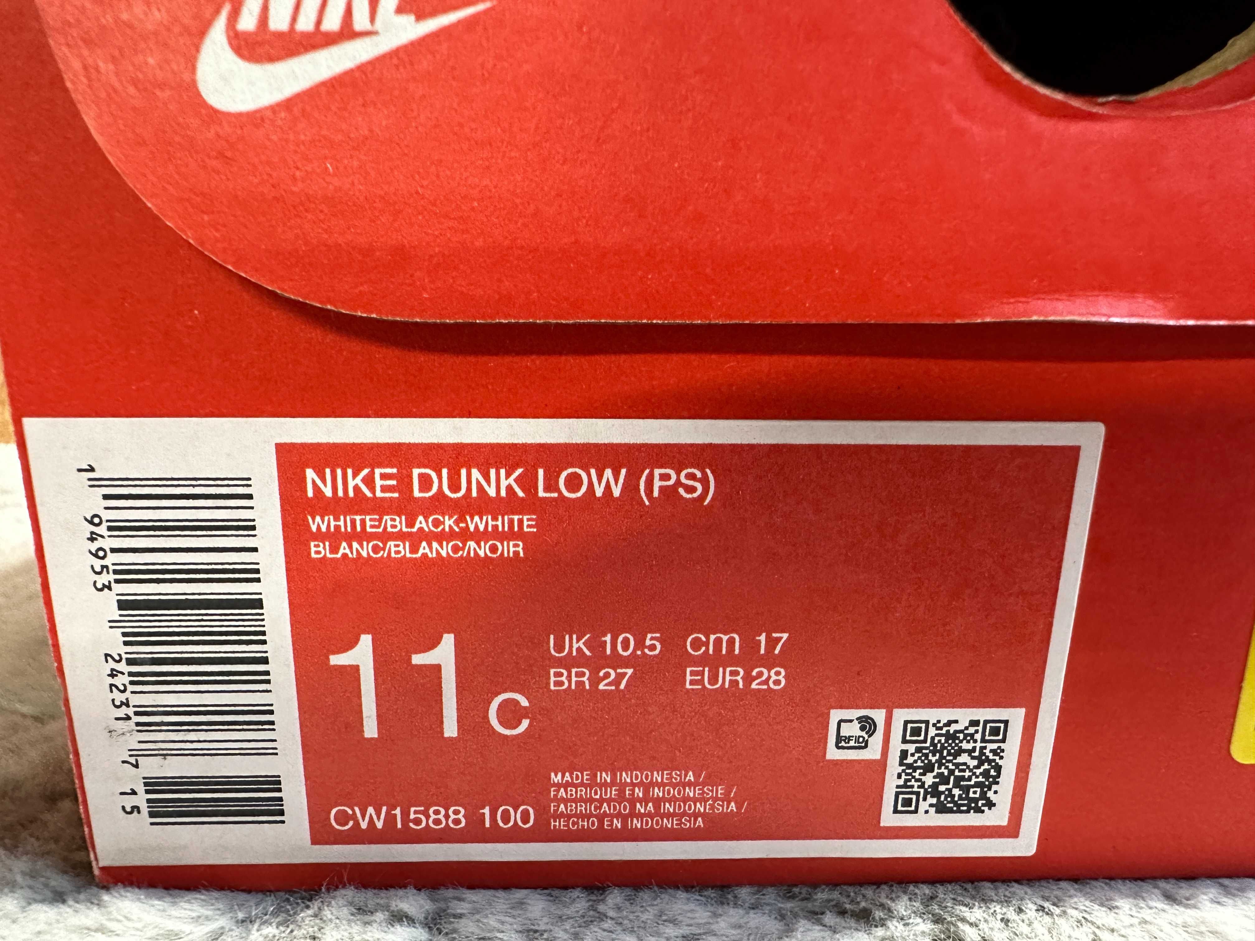 Buty dziecięce Nike Dunk Low Panda 28