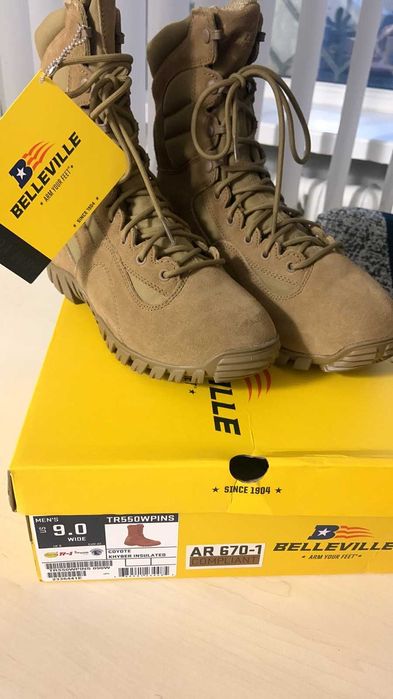 Берці демосезонні 42(9) Belleville KHYBER TR550WPINS,7,8,9,10,11,12,13