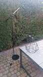 Loft lampa stojąca i sufitowa