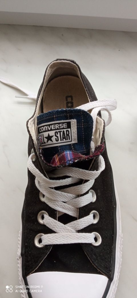 Czarne trampki Converse r. 37.5