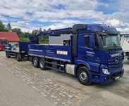 Mercedes-Benz Actros 2546  samochód ciężarowy z HDS + przyczepa