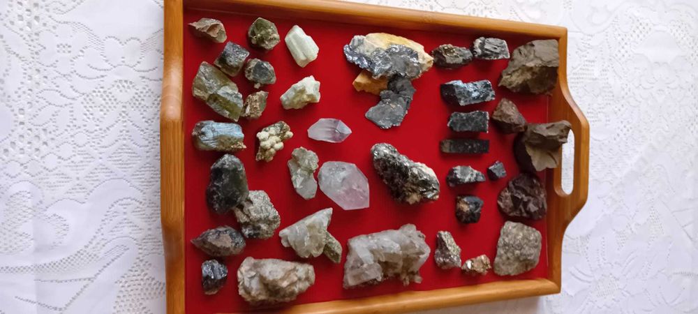 Minerais diversos para coleção