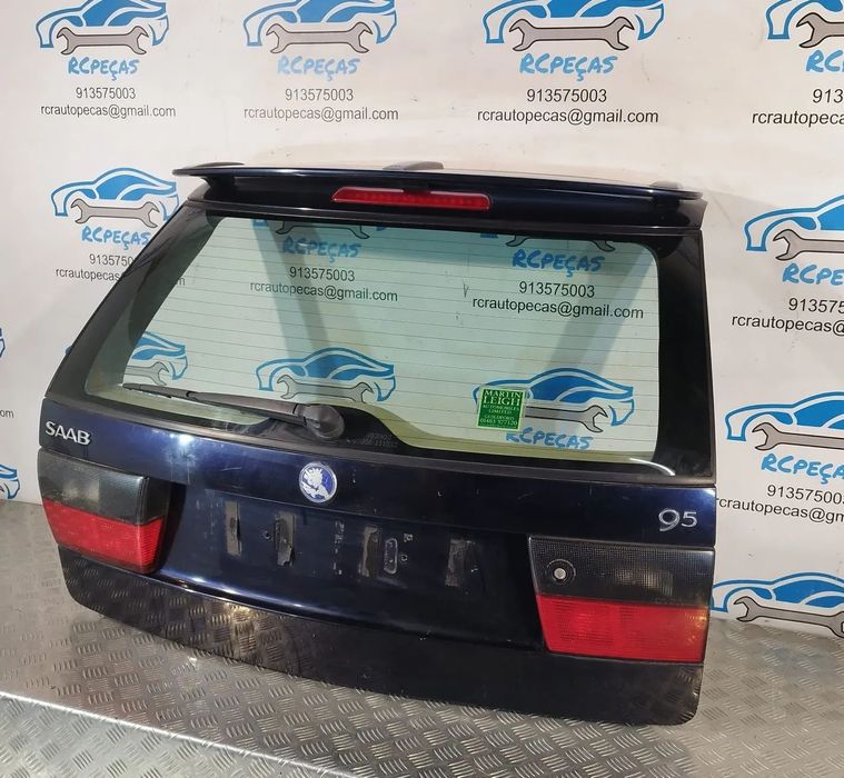 PORTA TAMPA MALA SAAB 9-5 BREAK FARÓIS FAROLINS 3°STOP FECHO PUXADOR SPOILER AILERON 5185939
