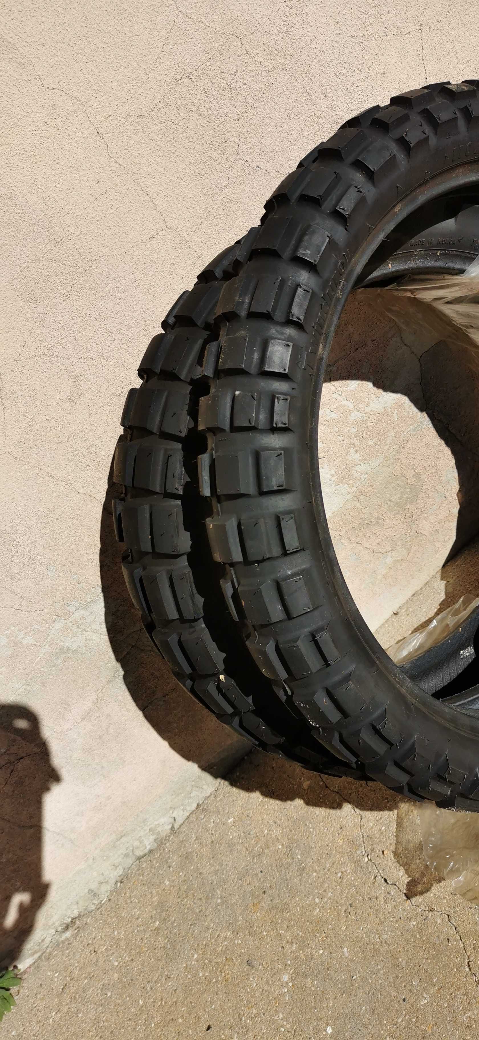 Pneus Moto TT - Continental Twinduro 180/55-17  + 110/80-19