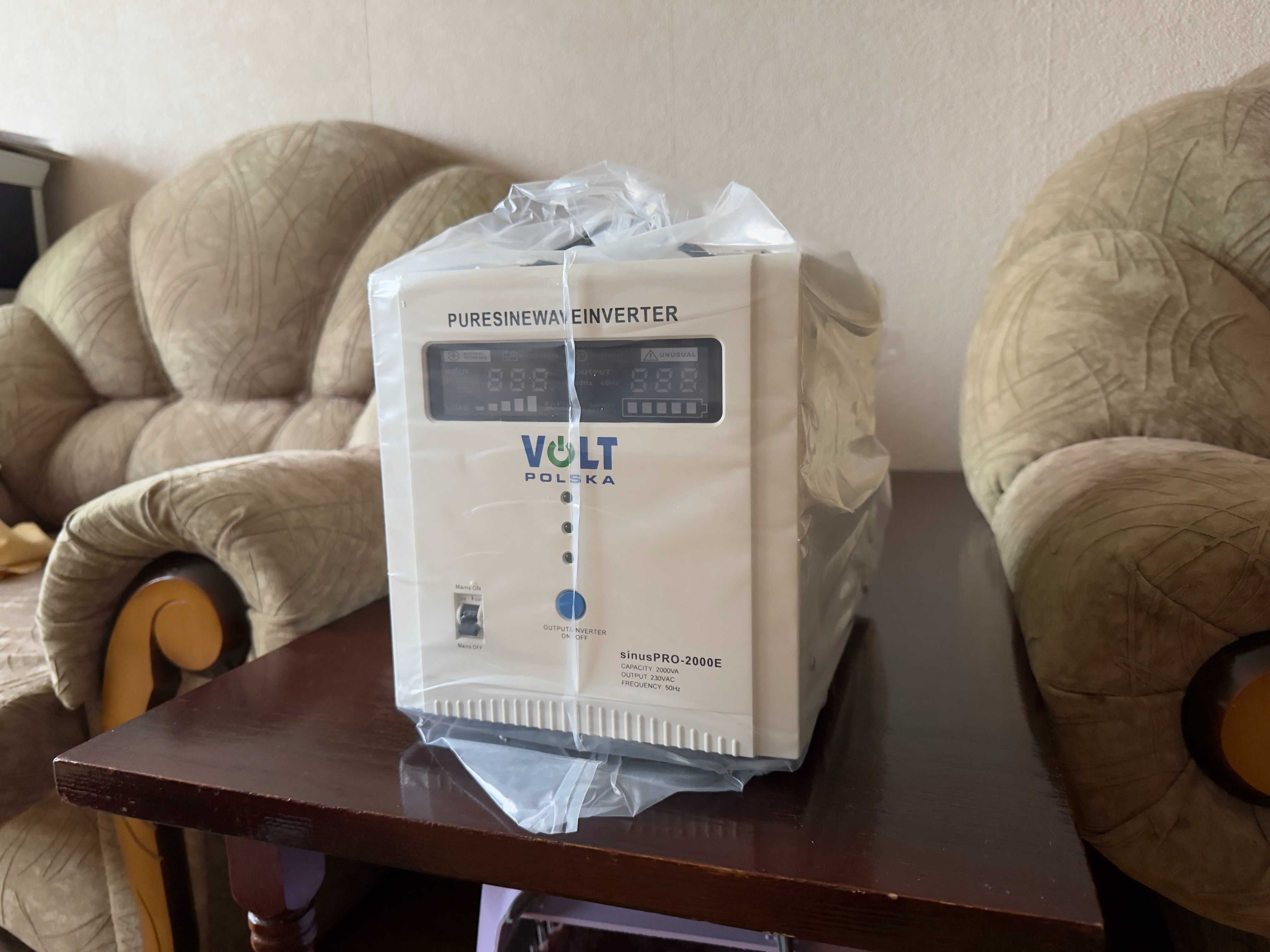 ДБЖ ИБП UPS Volt Polska SINUS PRO 2000E 12V 1250/2000W чистий синус