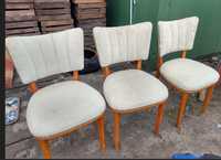 komplet krzeseł tapicerowanych