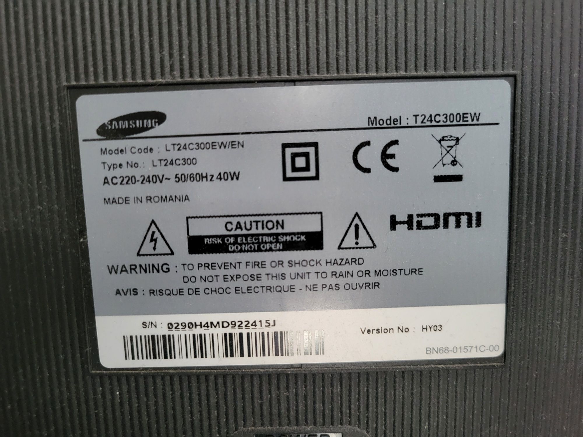 Telewizor i monitor samsung LT24C300 24" LED