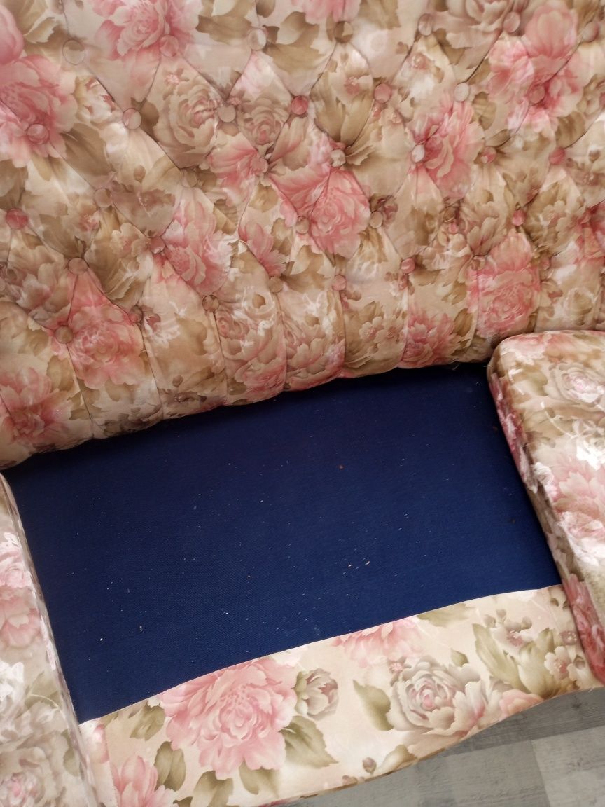 Zestaw sofa i fotel Ludwik XV