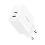 Ładowarka Joyroom JR-TCF12 sieciowa 2x USB-C 20W PD / QC 3.0 - biała