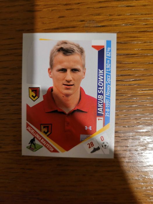 Jakub Słowik - naklejka Panini