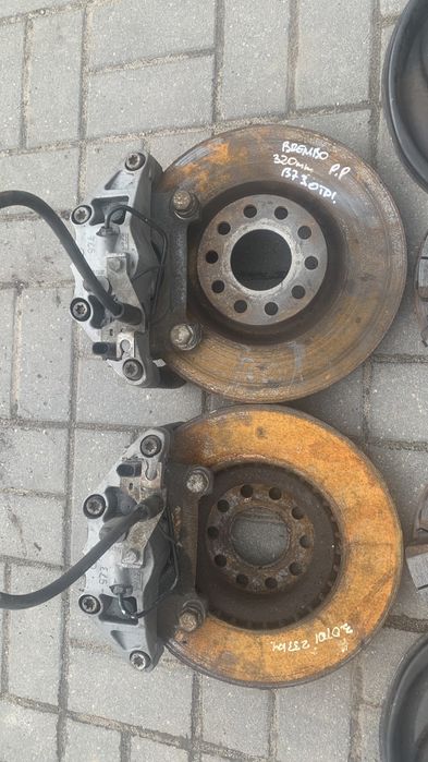 ZESTAW hamulce SWAP 320mm/288mm AUDI A4 B6 B7 S4 Exeo tarcze