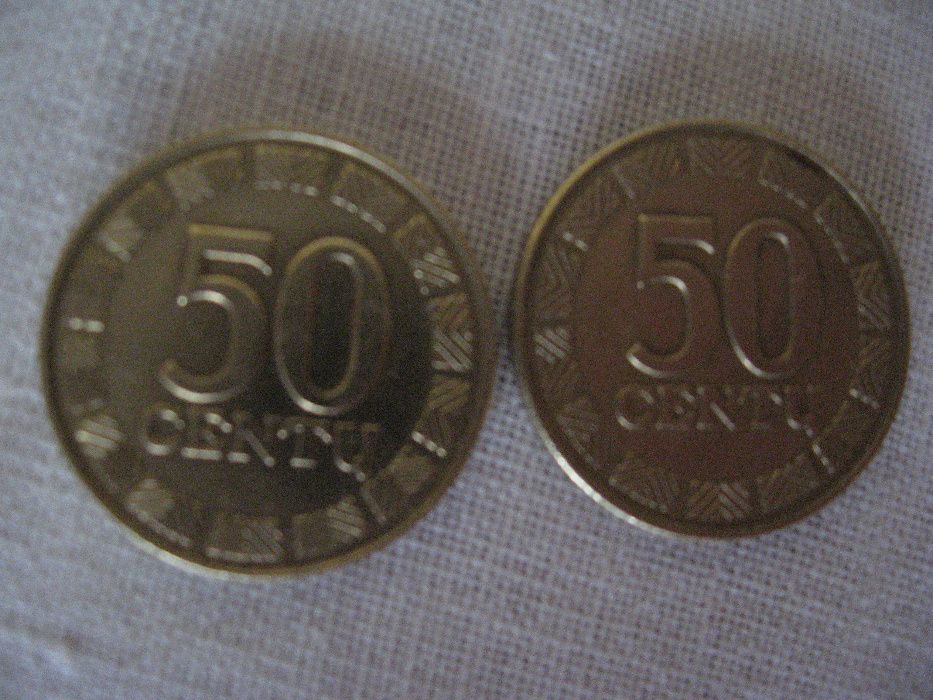 moneta - bilon, 50 Centu 1997 i 2000 - Lietuva