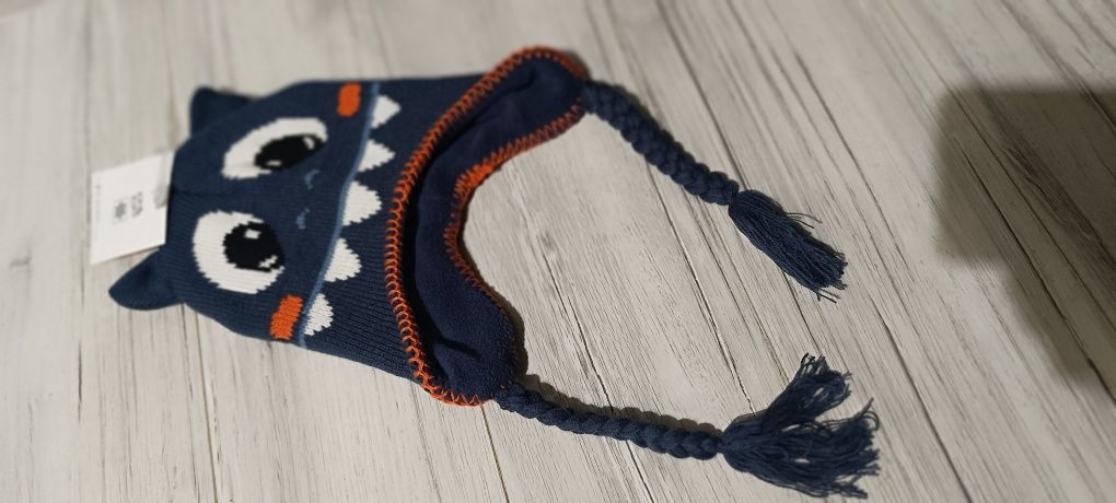Czapka dziecięca bez rozmiaru nowa z metką