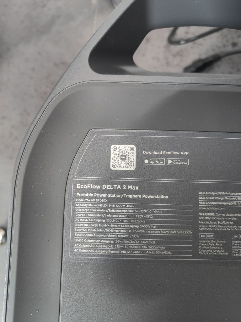 Ecoflow Delta Max 2 - Nova