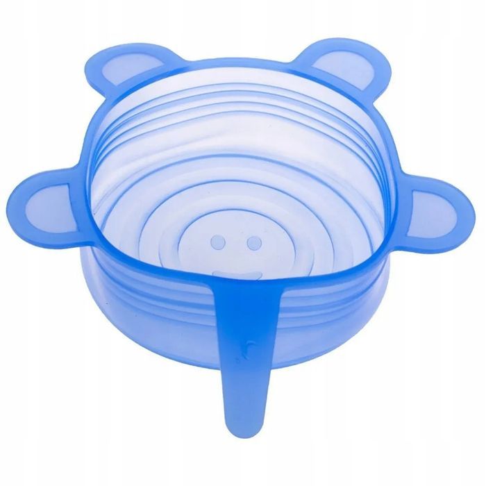 Pokrywki silikonowe uniwersalne do żywności zestaw 6szt