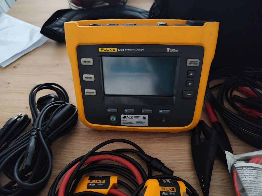 Fluke 1734 Energy Logger (3‑fazowy) z sondami iFlex