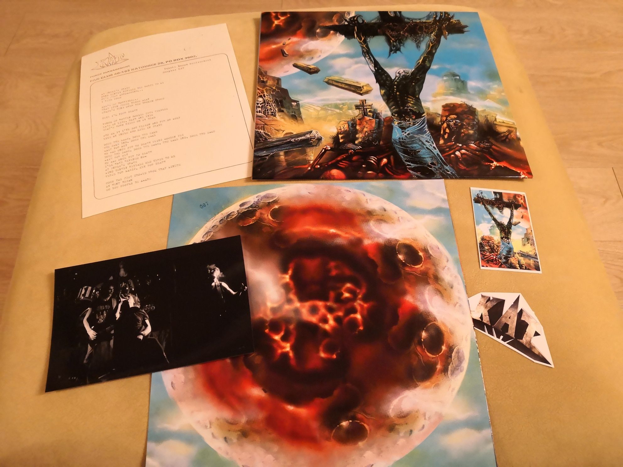 Kat Oddech wymarłych światów demo vinyl LP wersja hard limitowana