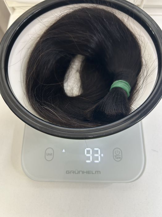 Натуральные волосы, 47см, 93 грамма