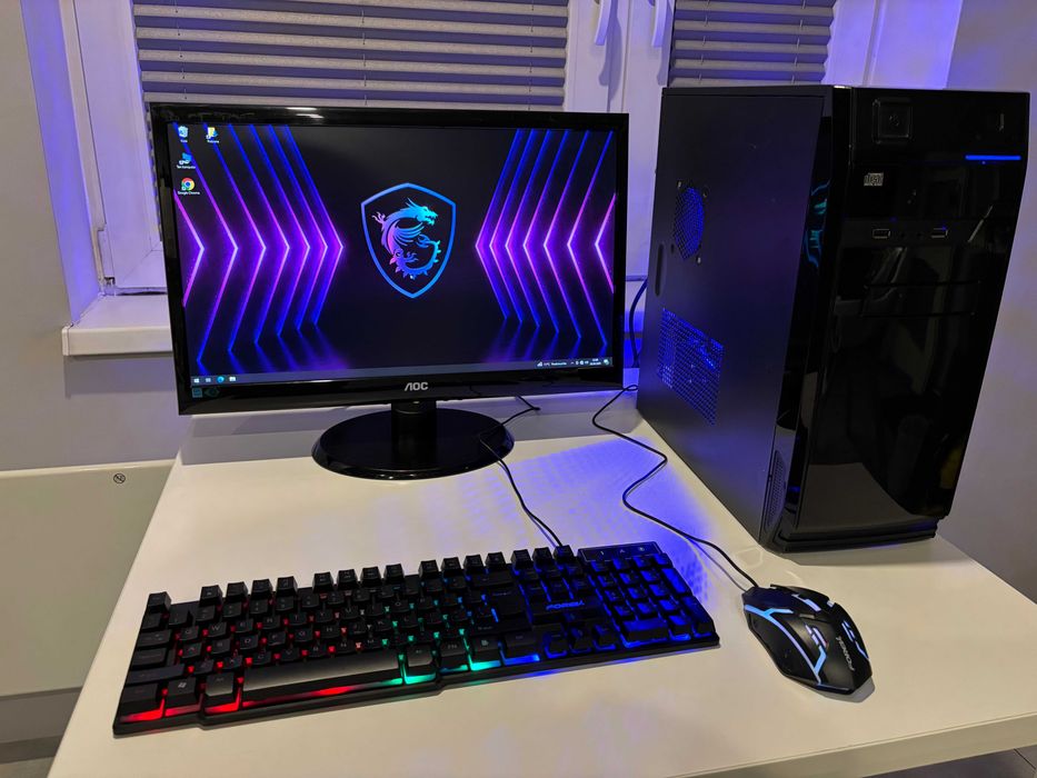 Zestaw Do Gier i5 4x3.4Ghz/GTX-550Ti/Ram-8GB/SSD+500GB/Monitor Asus