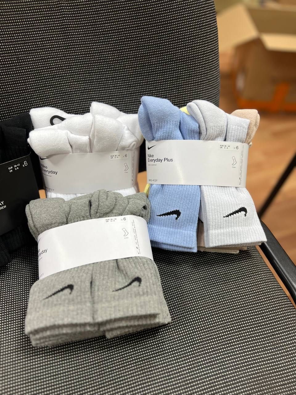 США‼️ Носки Nike Everyday Cushion Crew Jordan (S-M-L-XL) (SX7666-064)
