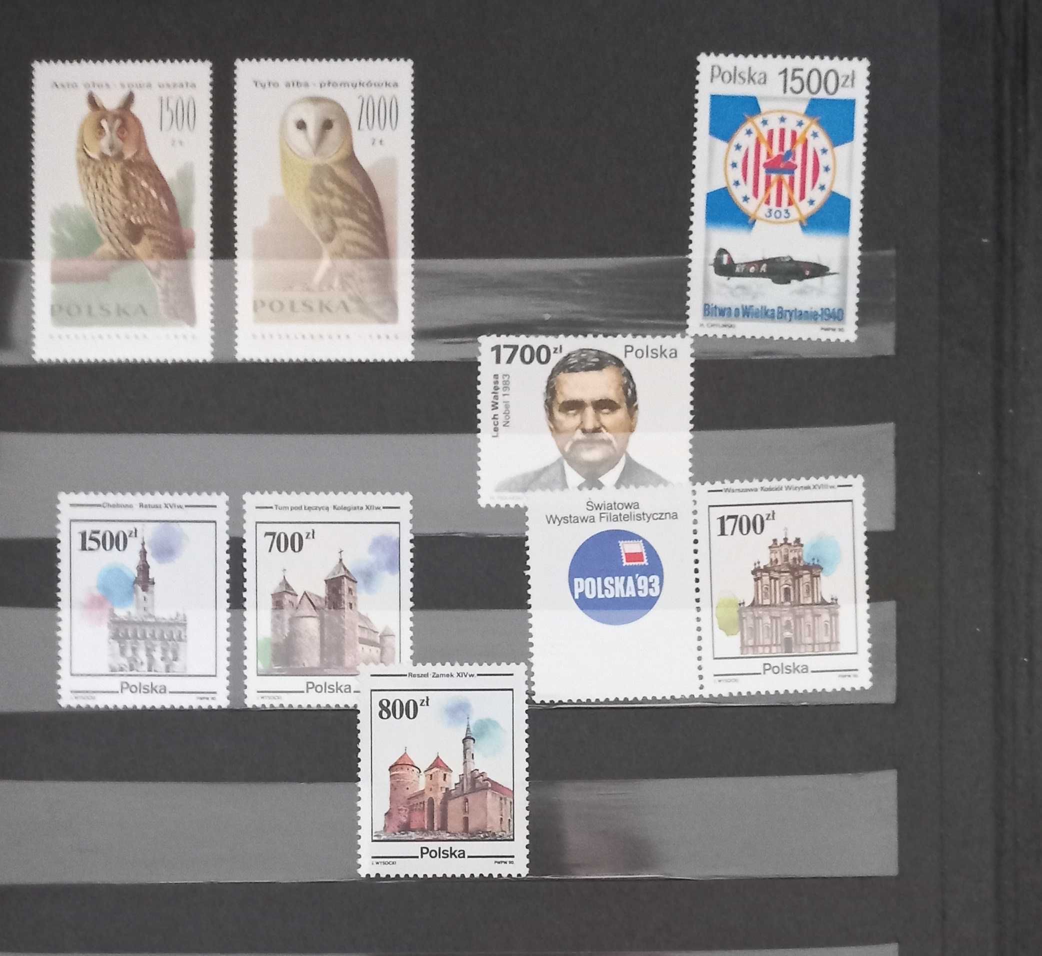 Zestaw znaczków 1990 - czyste - Polska