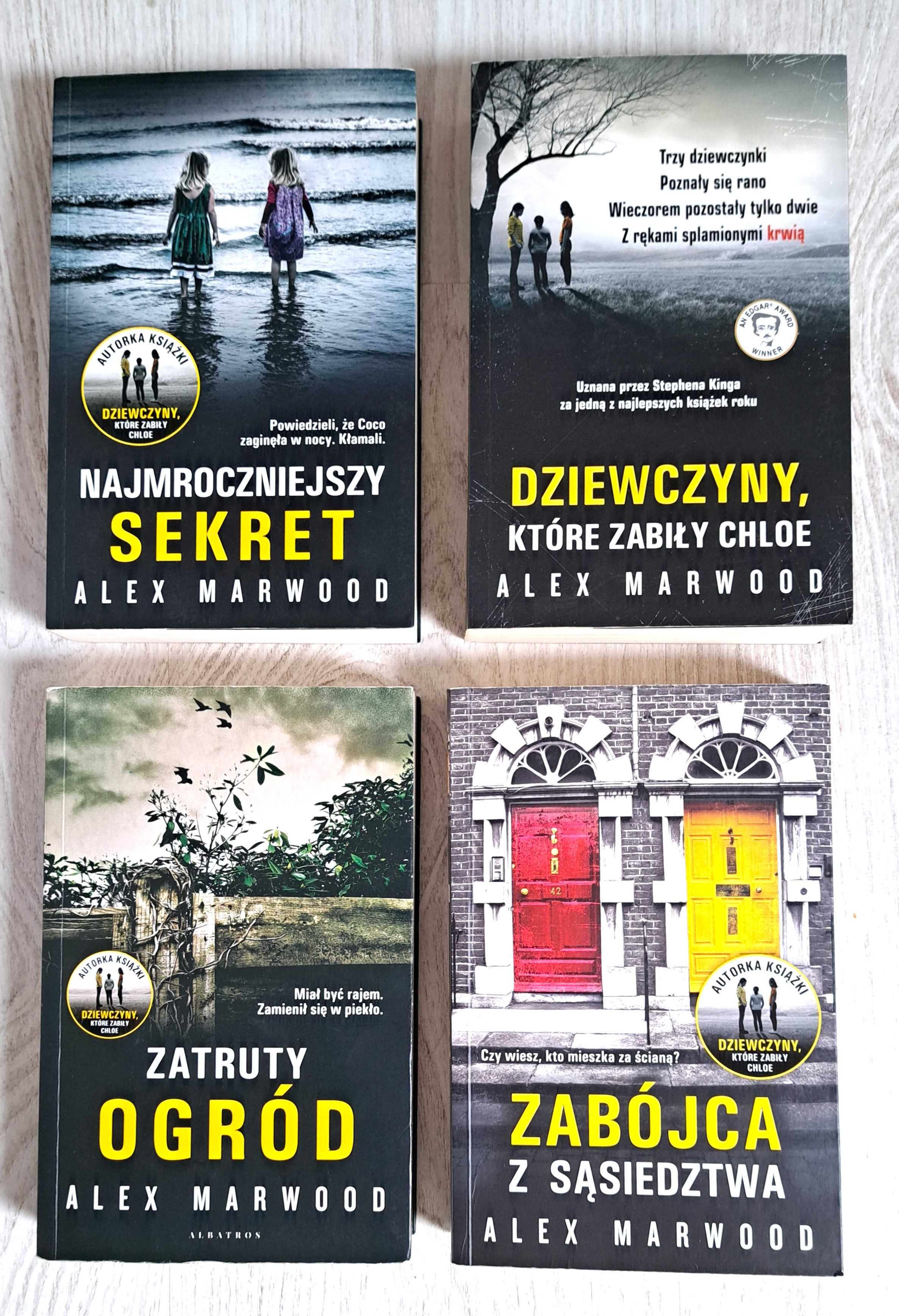 4x Alex Marwood Dziewczyny Najmroczniejszy Zabójca Zatruty ogród