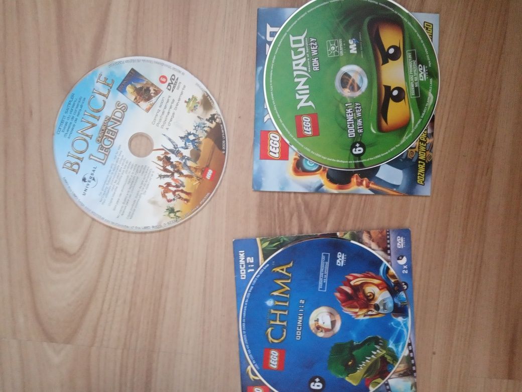 Zestaw 12 xbajki/filmy animowane dvd akcji ,bohaterowie,LEGO,Spiderman