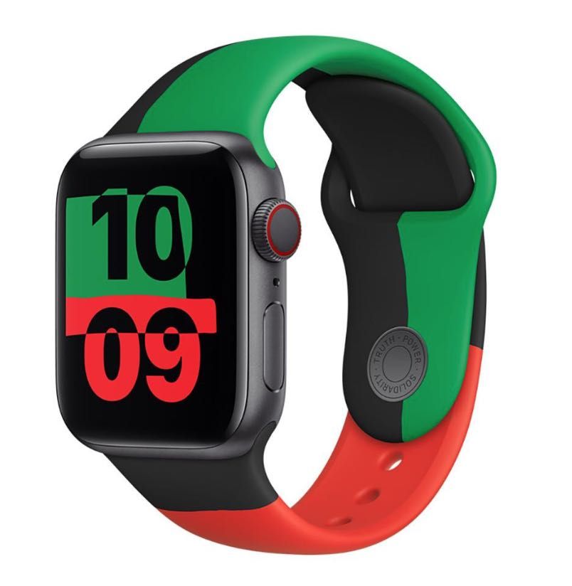 Оригінальний ремінець Apple Black Unity Sport Band Watch 40mm & 44mm