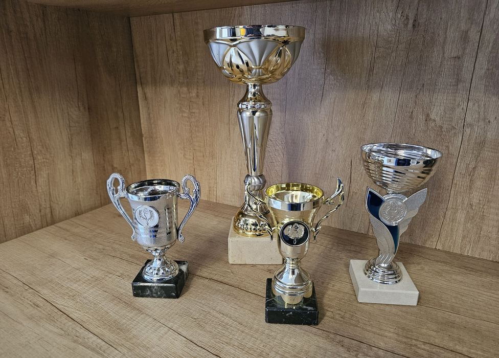 Trofeus de plástico genéricos base de pedra