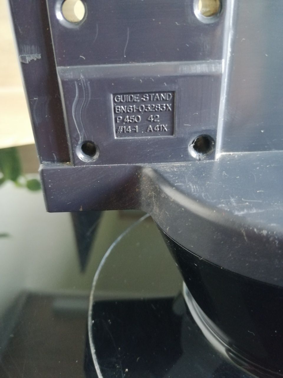 Podstawa stojak do telewizora Samsung czarny owalny