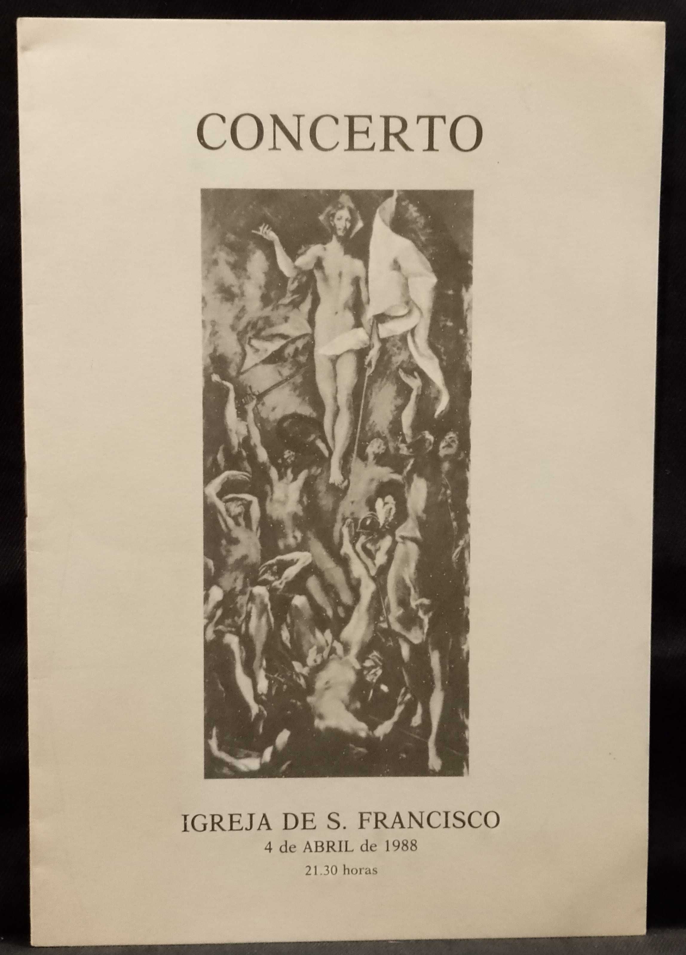 Programa de Concerto 1988 Autografado ver fotos