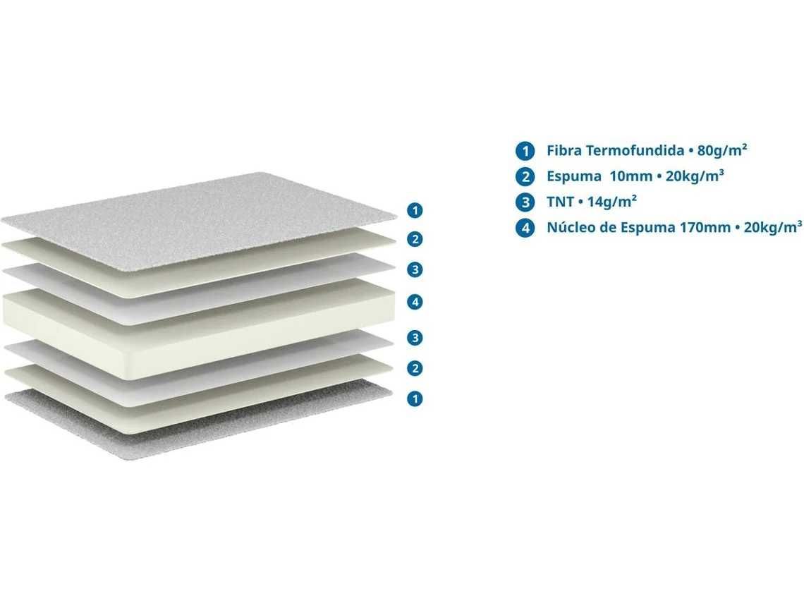Estrutura / Base de cama 160x200 cm couro artificial preto
