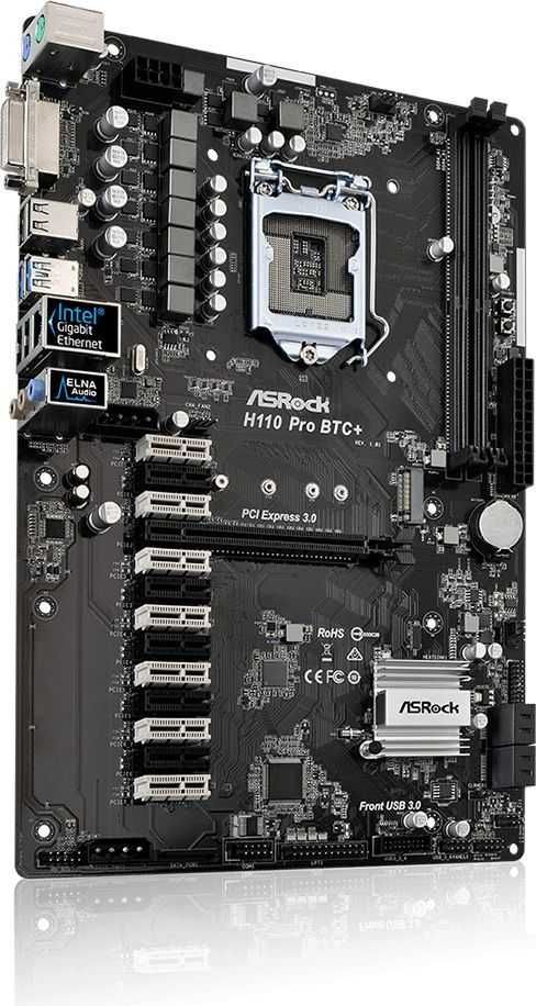 Płyta główna ASRock H110 PRO BTC+ +RAM+procesor