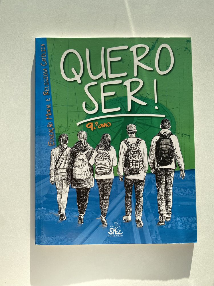 Livro escolar “Quero ser!” EMRC 9 ano como novo!!