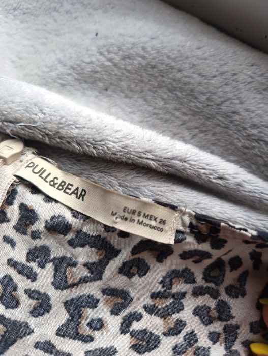 Sukienka w panterkę z wiskozy Zara S 36