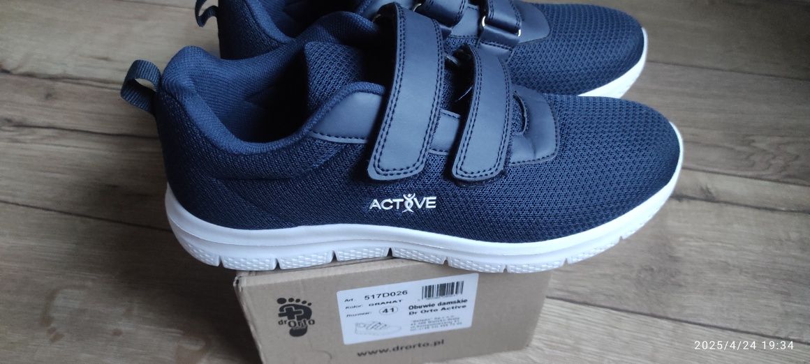 Buty damskie Dr Orto Active Granatowe Sportowe Lekkie R 41